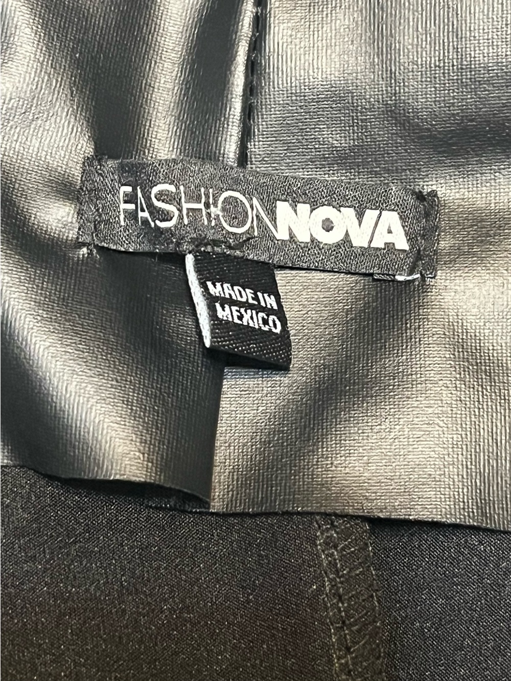 Fashion Nova Want You Back PU Jumpsuit - Picture 6 of 13